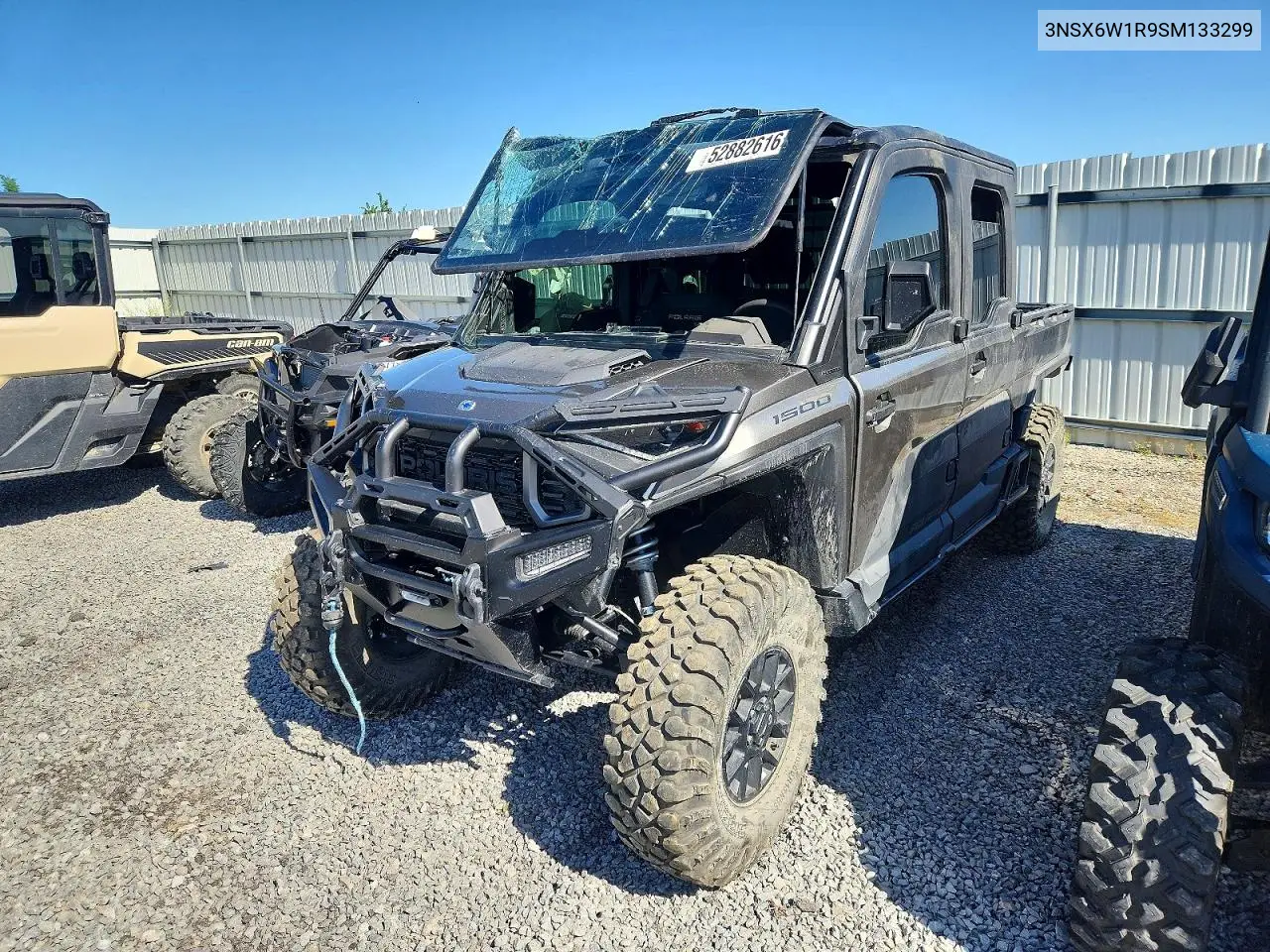 2025 Polaris Ranger Utility Vehicle VIN: 3NSX6W1R9SM133299 Lot: 52882616