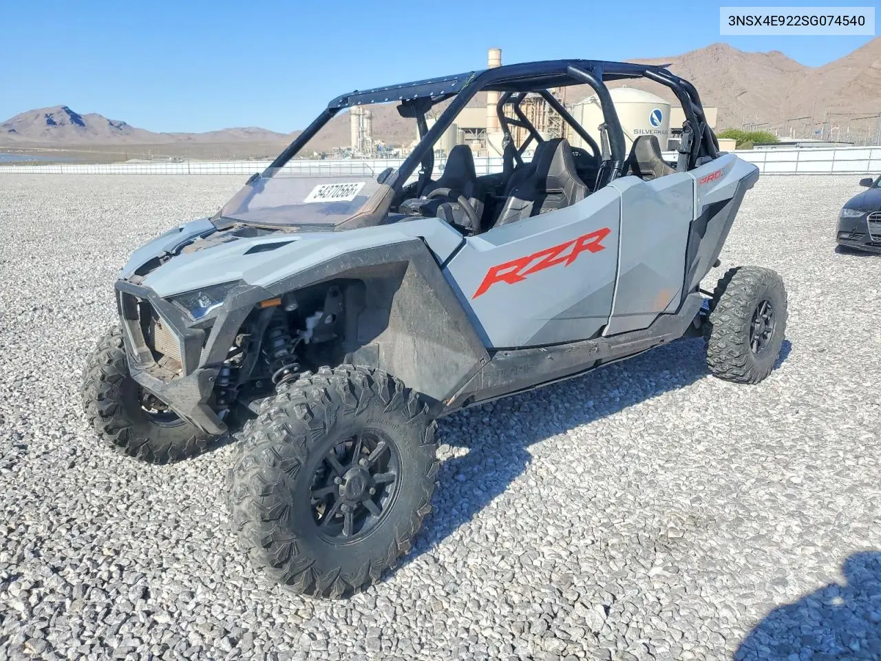 2025 Polaris Rzr Utility Vehicle VIN: 3NSX4E922SG074540 Lot: 54370566