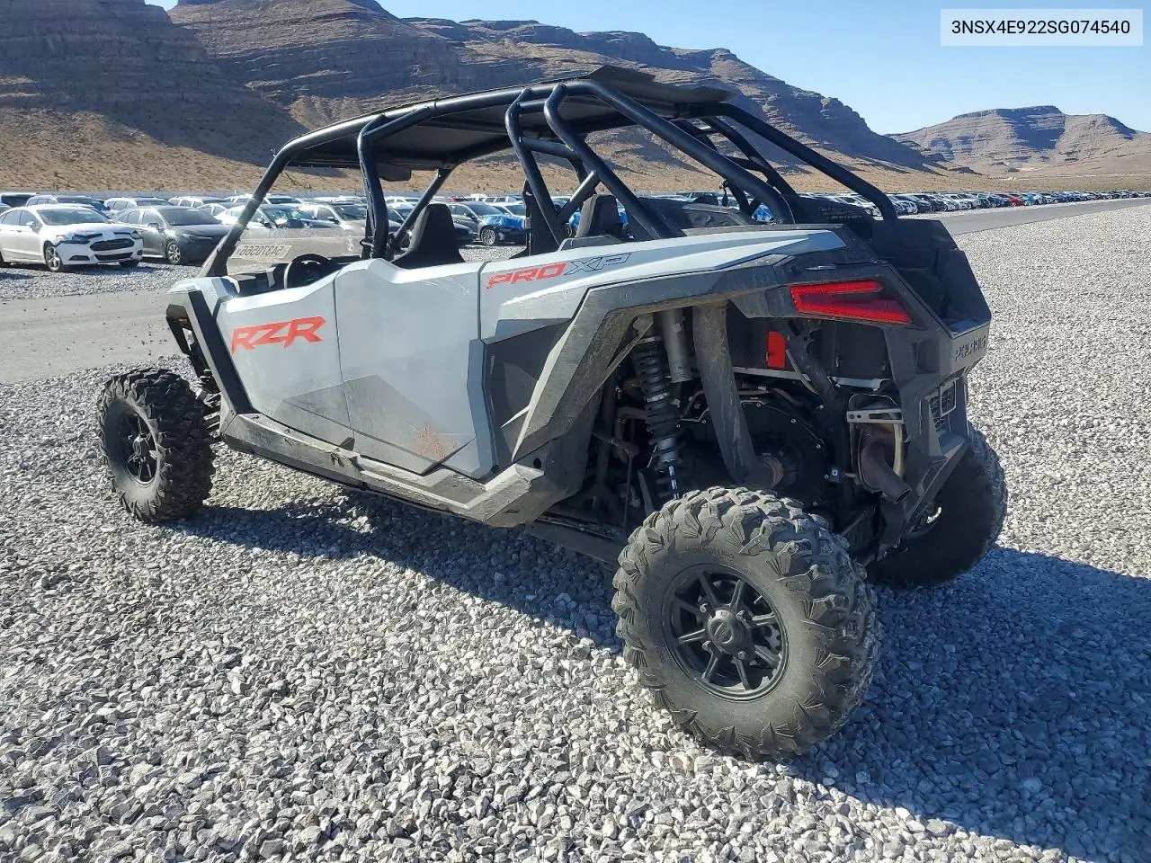2025 Polaris Rzr Utility Vehicle VIN: 3NSX4E922SG074540 Lot: 54370566