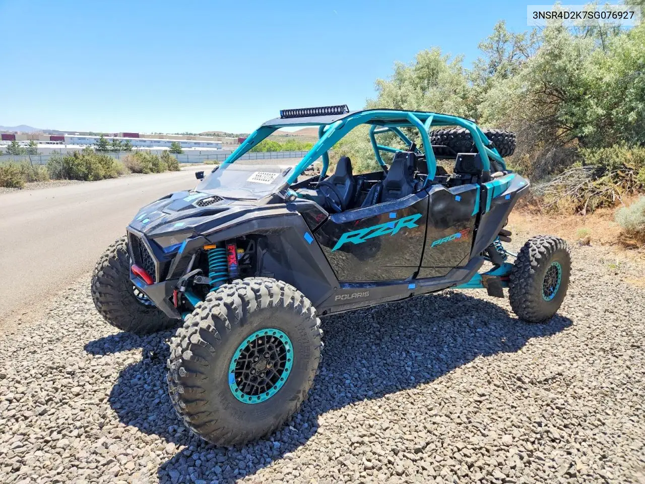 2025 Polaris Rzr Pro R Utility Vehicle VIN: 3NSR4D2K7SG076927 Lot: 56623226