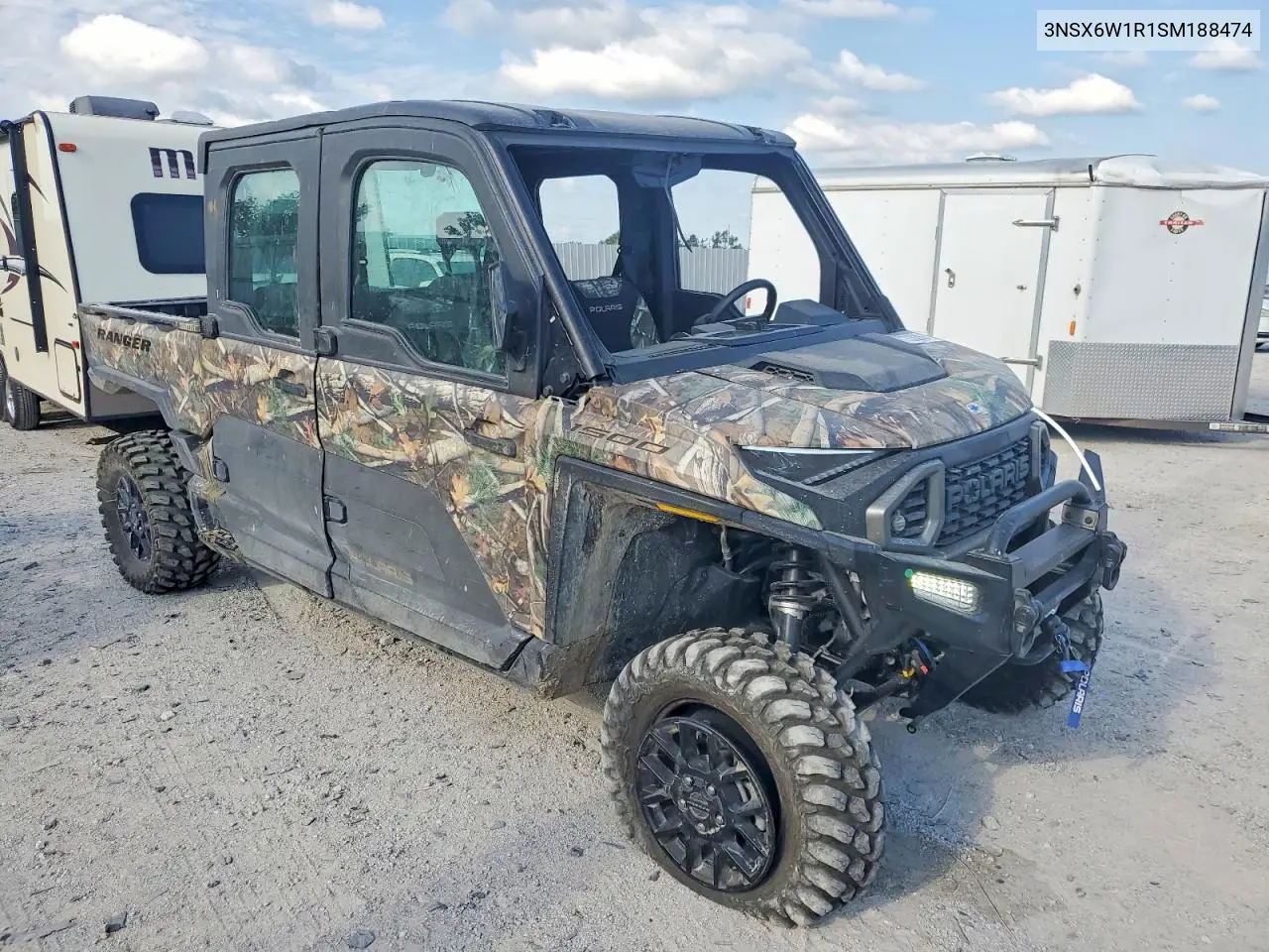 2025 Polaris Ranger Utility Vehicle VIN: 3NSX6W1R1SM188474 Lot: 57063326