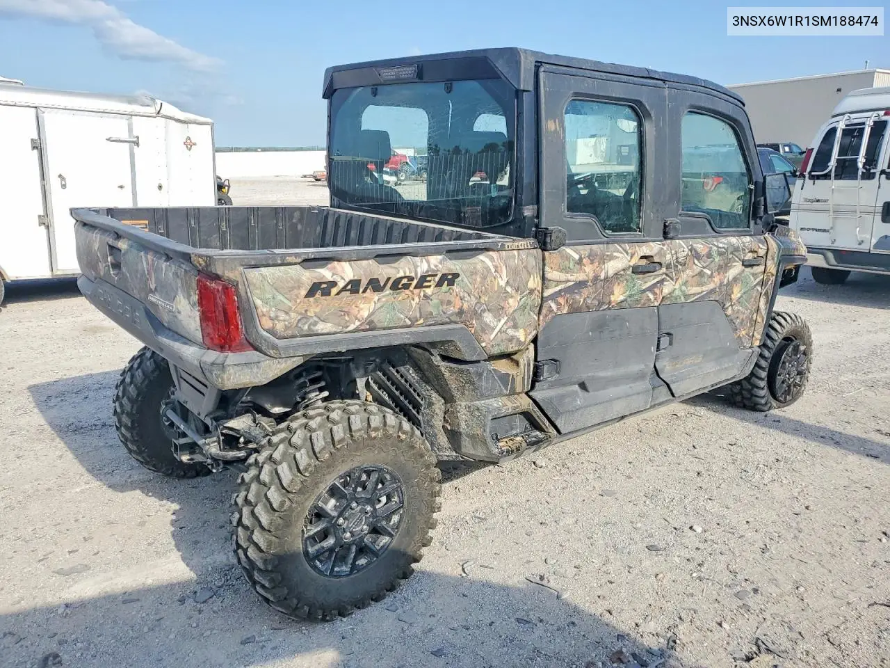 2025 Polaris Ranger Utility Vehicle VIN: 3NSX6W1R1SM188474 Lot: 57063326