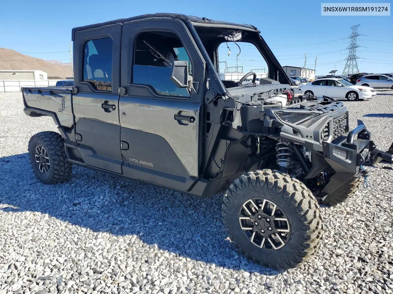 2025 Polaris Ranger Utility Vehicle VIN: 3NSX6W1R8SM191274 Lot: 58809726