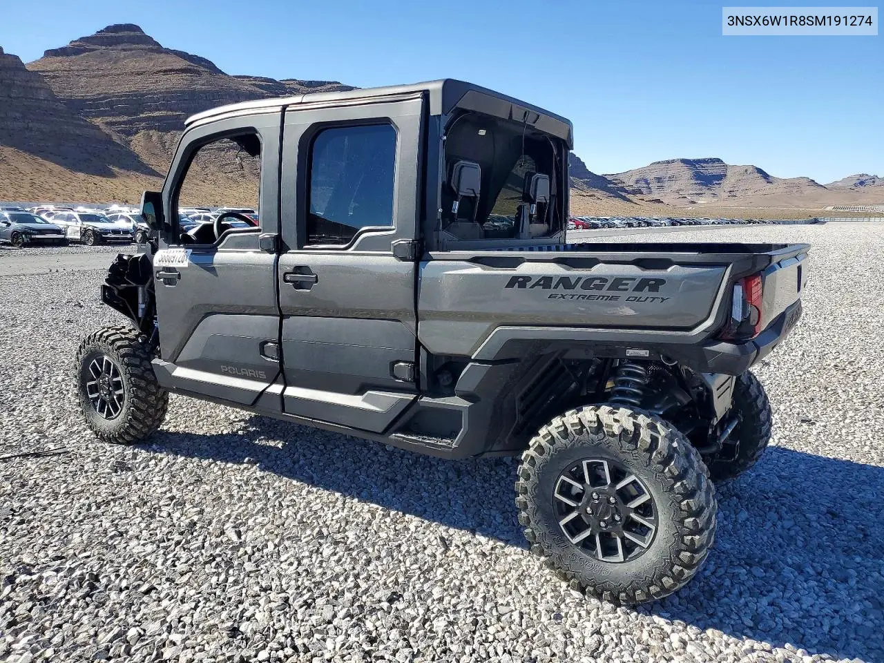 2025 Polaris Ranger Utility Vehicle VIN: 3NSX6W1R8SM191274 Lot: 58809726