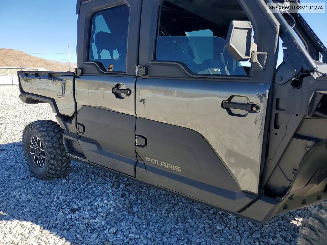 2025 Polaris Ranger Utility Vehicle VIN: 3NSX6W1R8SM191274 Lot: 58809726
