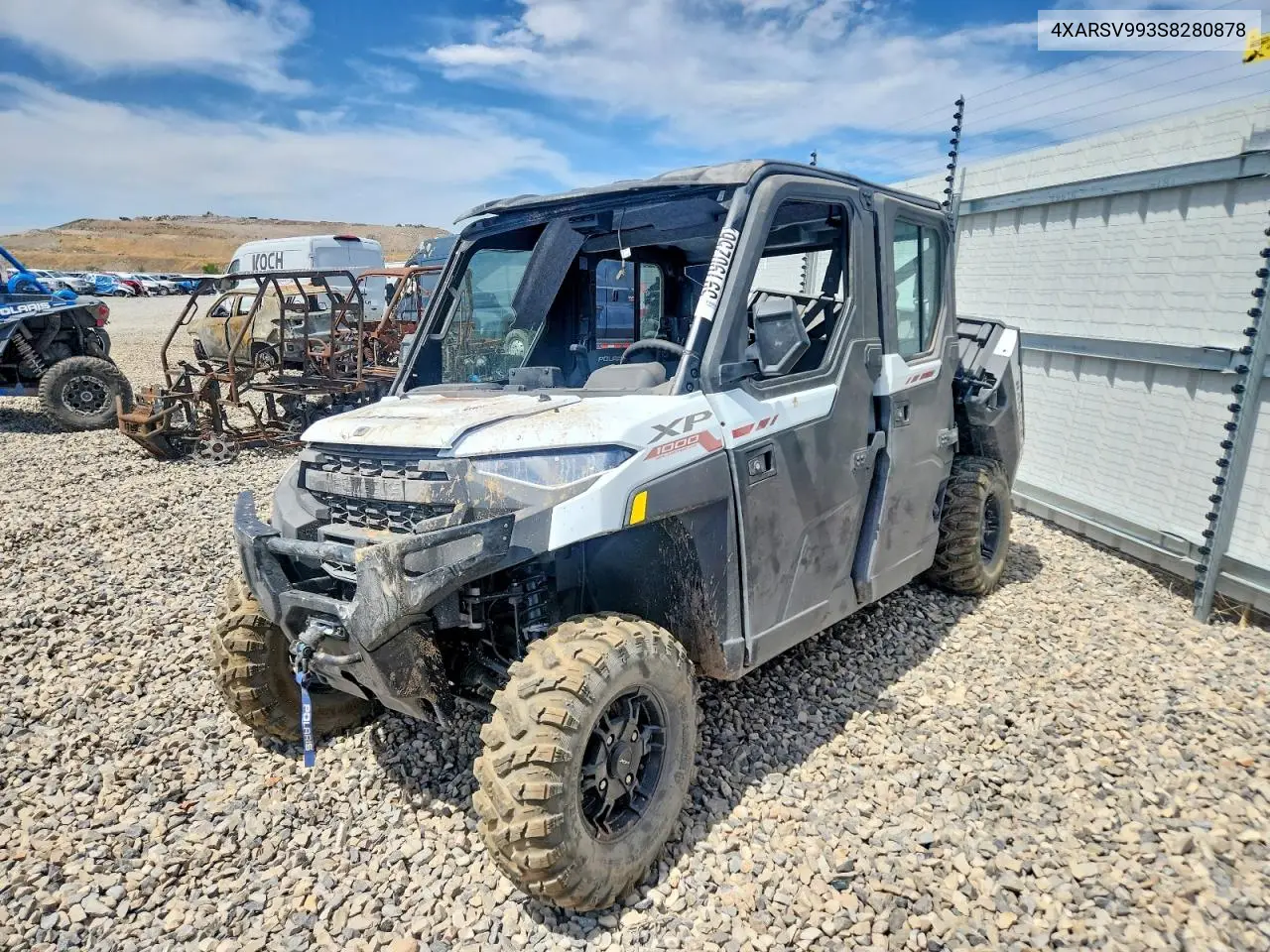 2025 Polaris Ranger Utility Vehicle VIN: 4XARSV993S8280878 Lot: 59190256