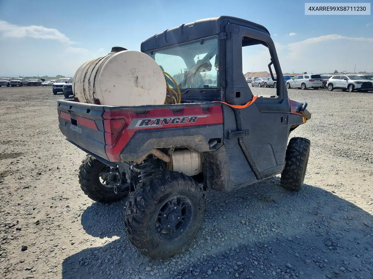 2025 Polaris Ranger Xp 1000 Premium VIN: 4XARRE99XS8711230 Lot: 62018226
