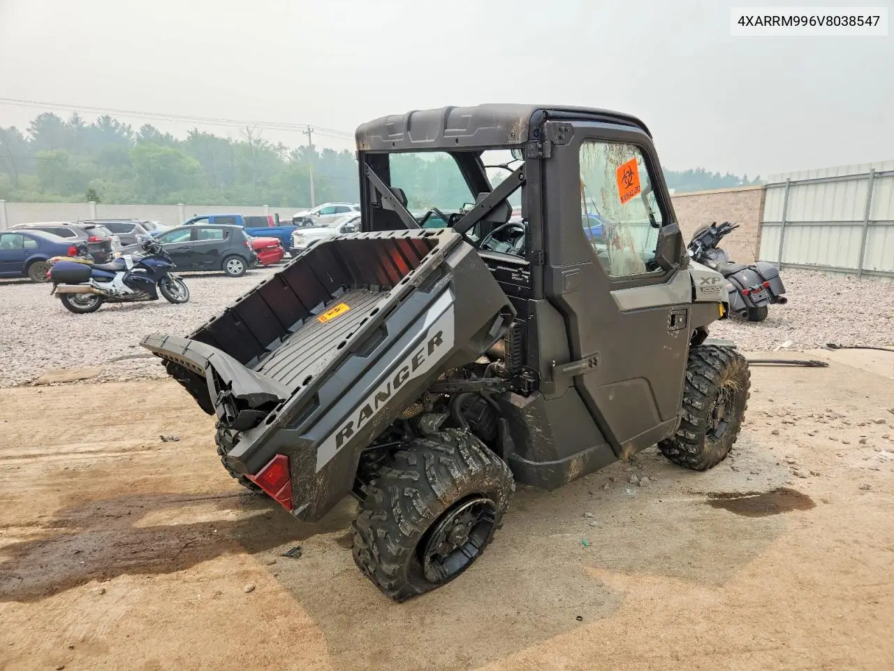 2027 Polaris Ranger Xp 1000 Cab VIN: 4XARRM996V8038547 Lot: 61165016