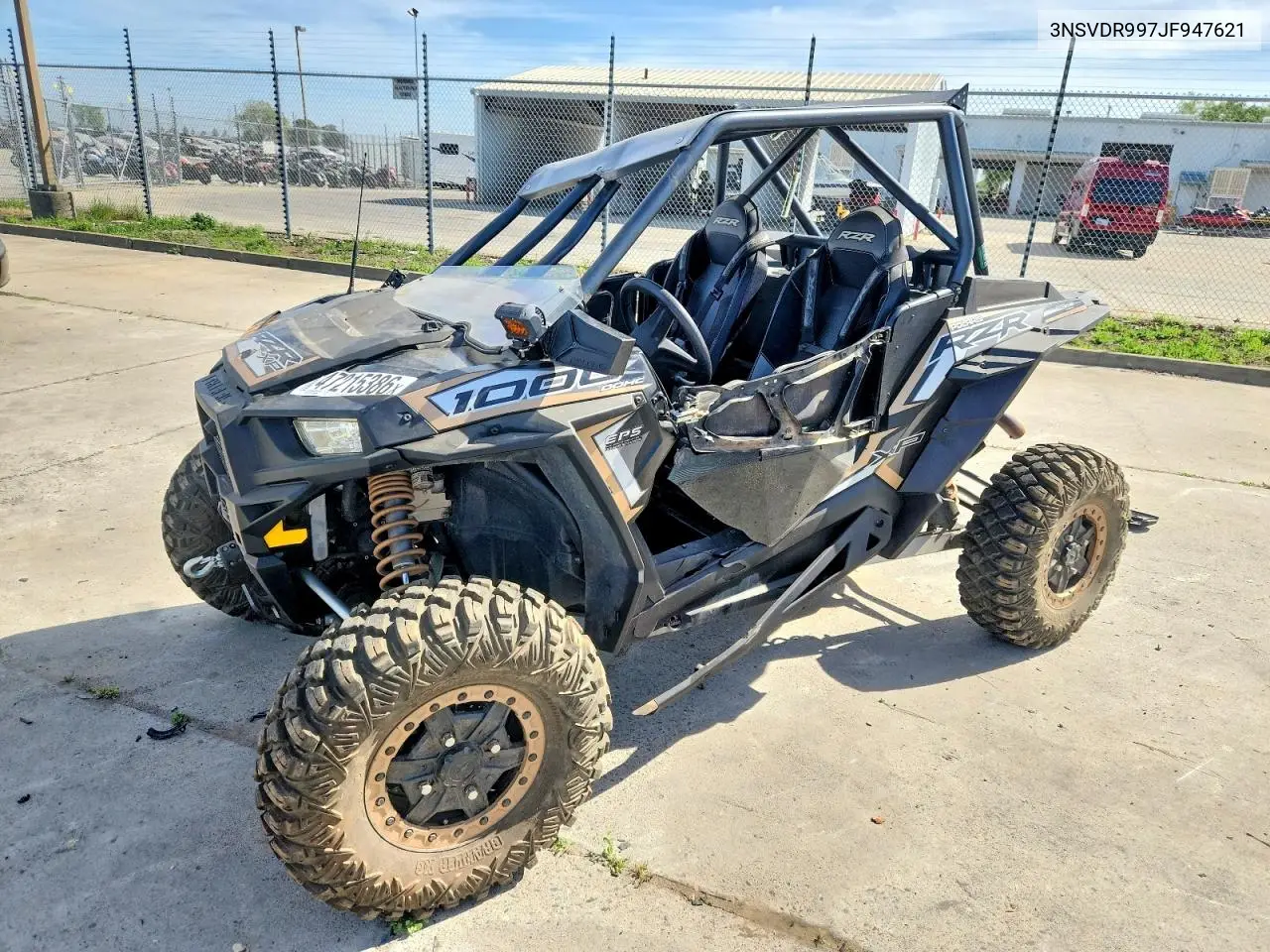 2018 Polaris Rzr Utility Vehicle VIN: 3NSVDR997JF947621 Lot: 47215386