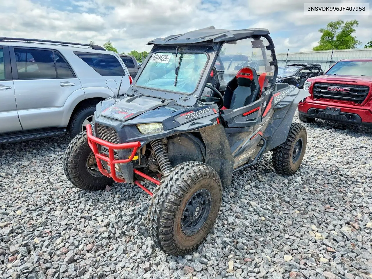 2018 Polaris Rzr Utility Vehicle VIN: 3NSVDK996JF407958 Lot: 60434226