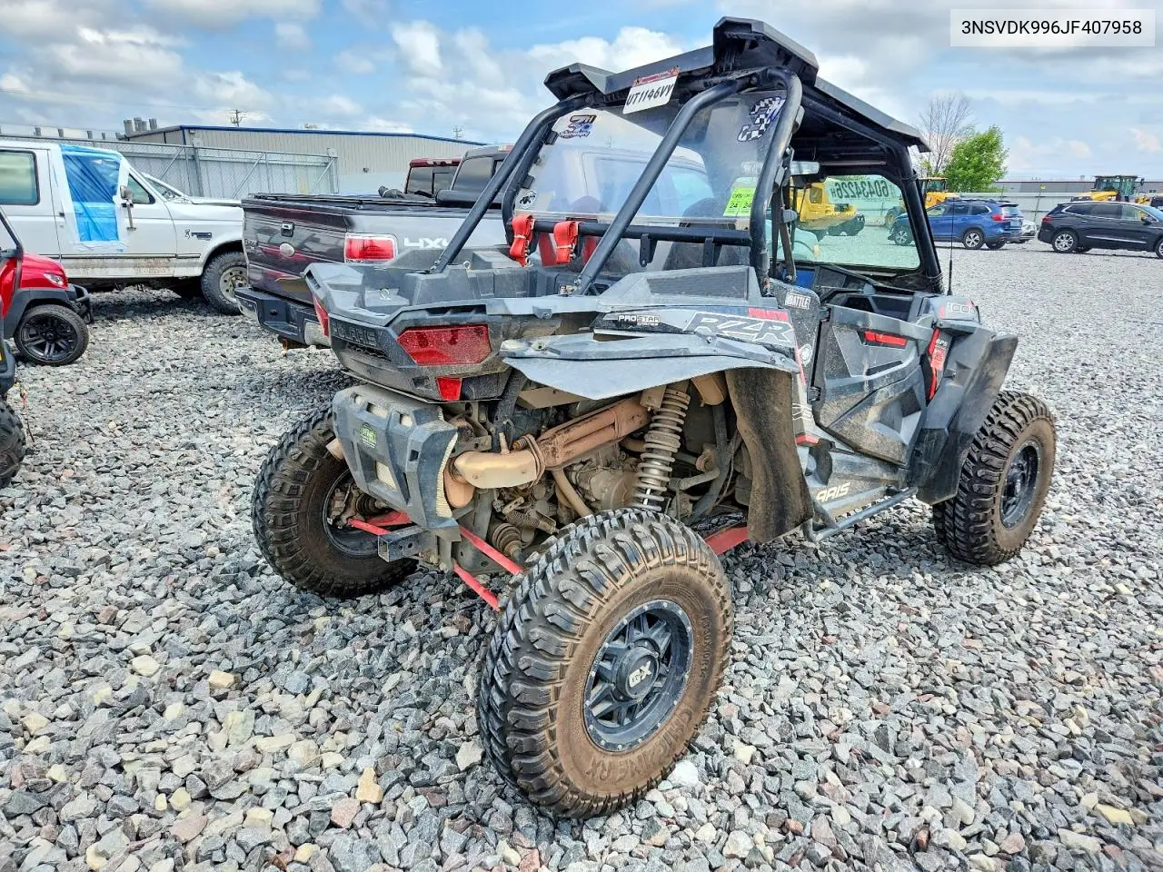 2018 Polaris Rzr Utility Vehicle VIN: 3NSVDK996JF407958 Lot: 60434226