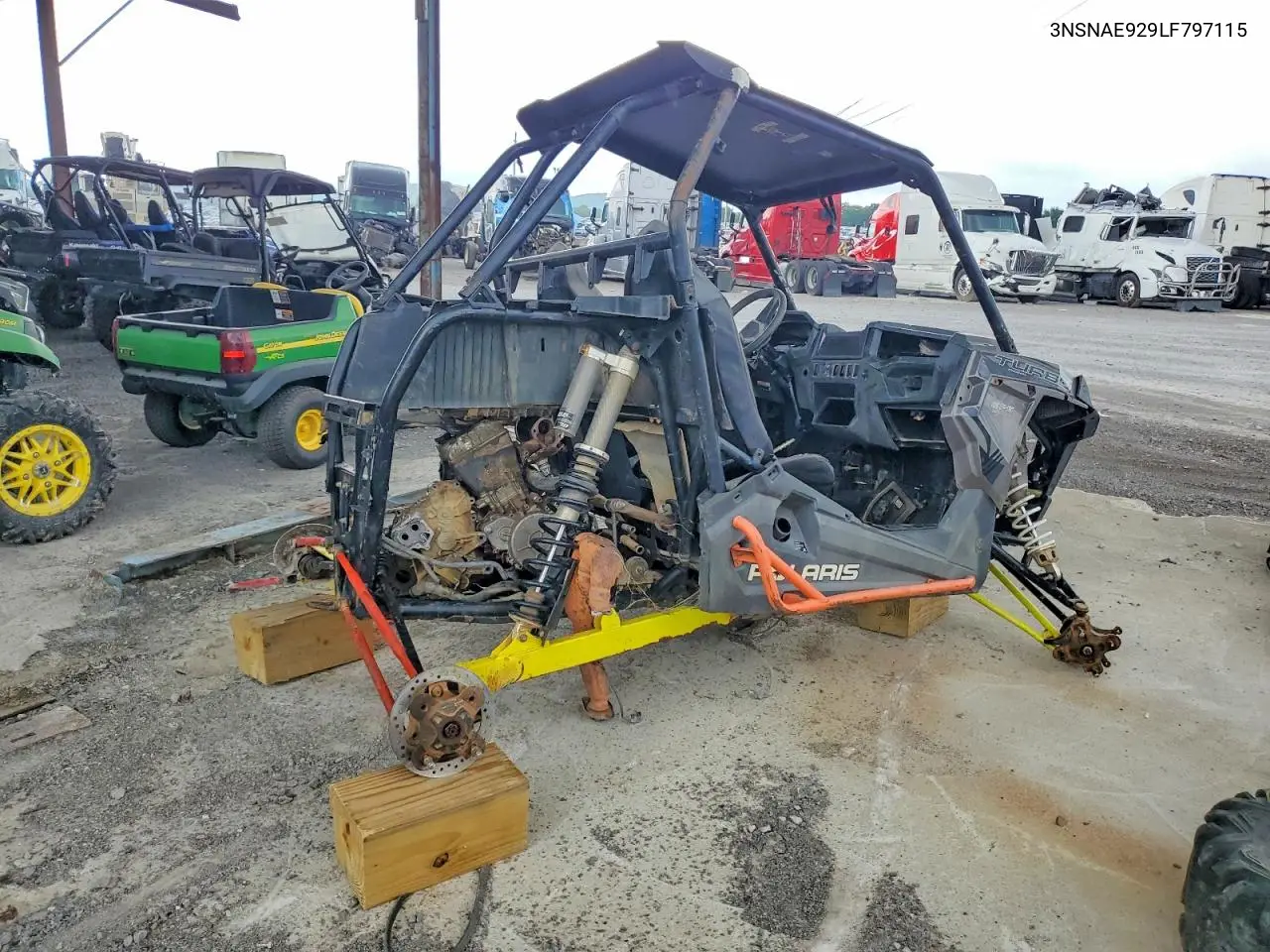 2020 Polaris Rzr Utility Vehicle VIN: 3NSNAE929LF797115 Lot: 60465756