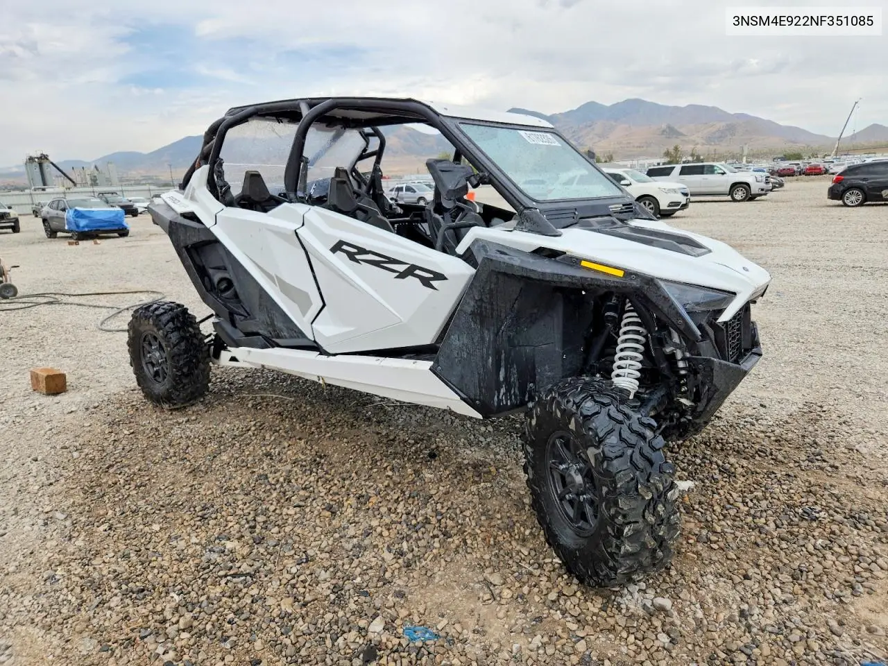 2022 Polaris Rzr Pro Xp 4 Sport VIN: 3NSM4E922NF351085 Lot: 61762326