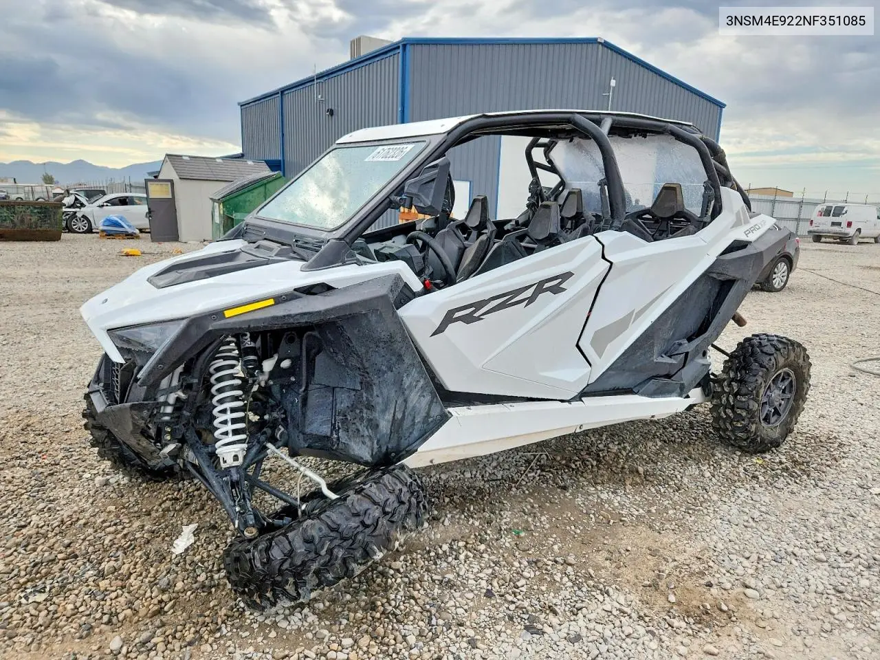 2022 Polaris Rzr Pro Xp 4 Sport VIN: 3NSM4E922NF351085 Lot: 61762326