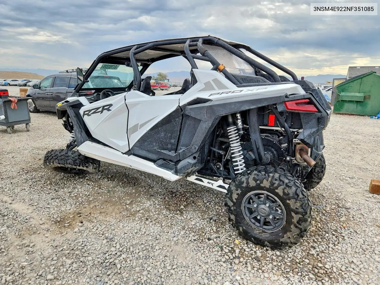 2022 Polaris Rzr Pro Xp 4 Sport VIN: 3NSM4E922NF351085 Lot: 61762326