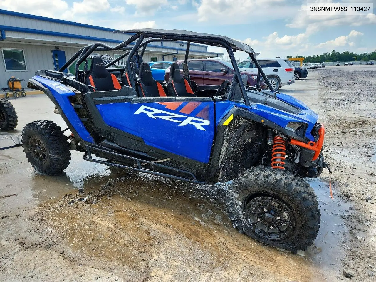 2025 Polaris Rzr Xp 4 1000 Ultimate VIN: 3NSNMF995SF113427 Lot: 60120786