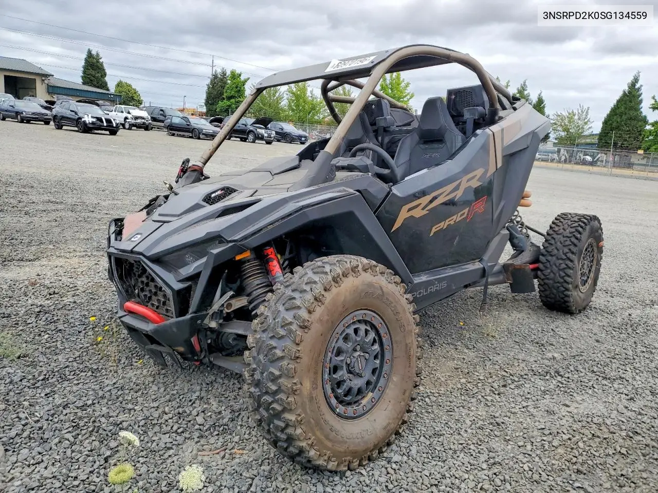 2025 Polaris Rzr Pro R Utility Vehicle VIN: 3NSRPD2K0SG134559 Lot: 60970196