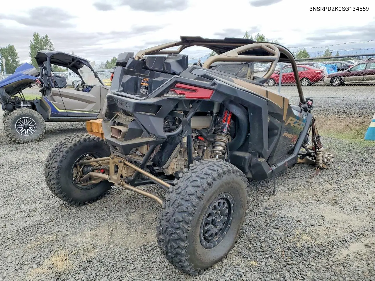 2025 Polaris Rzr Pro R Utility Vehicle VIN: 3NSRPD2K0SG134559 Lot: 60970196