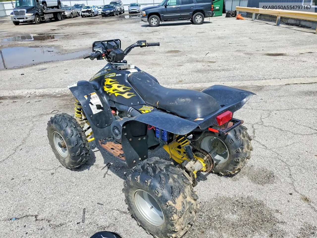 2005 Polaris Scrambler 500 Atv VIN: 4XABG50A554797167 Lot: 49903176