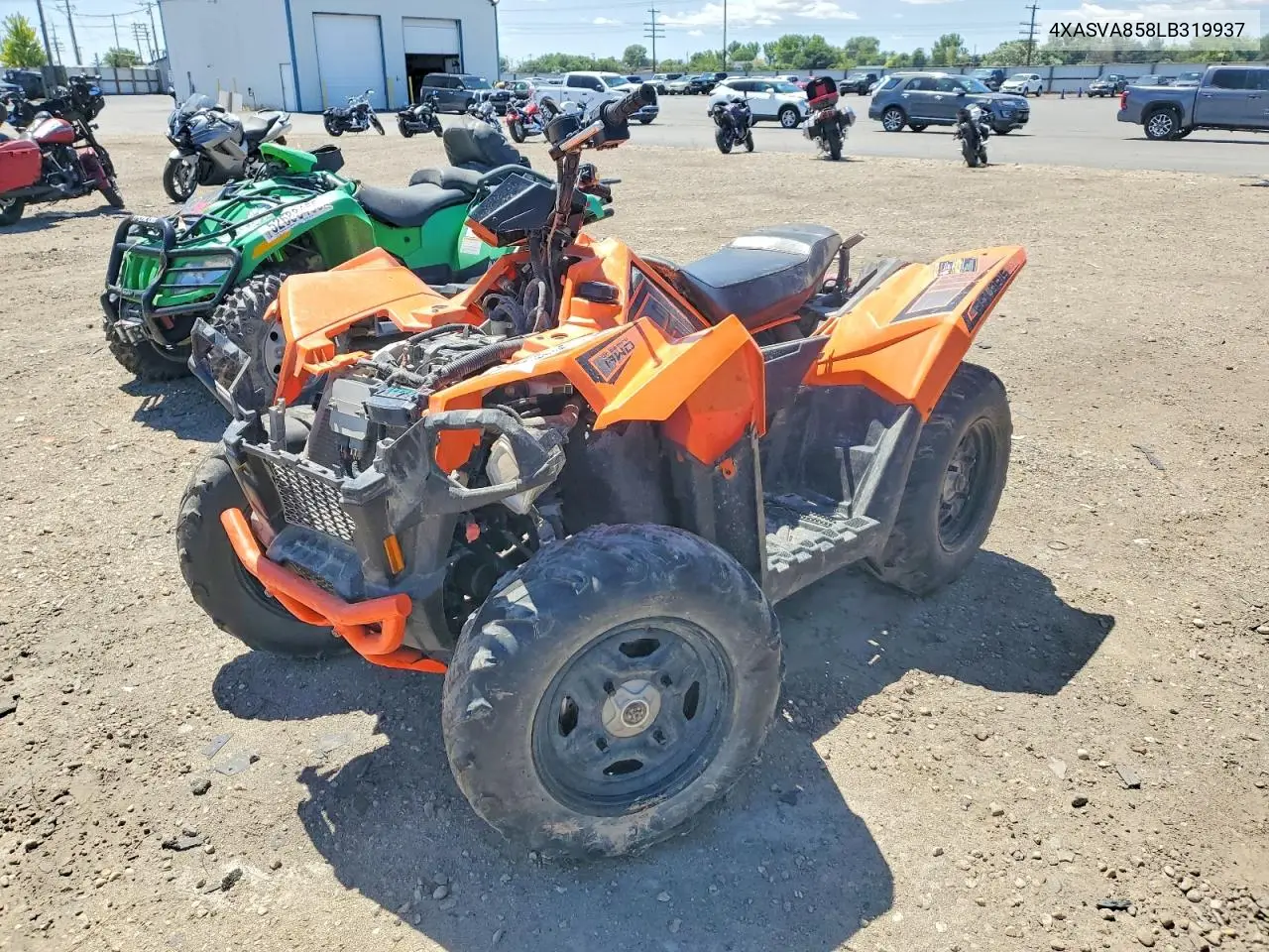 2020 Polaris Scrambler Atv VIN: 4XASVA858LB319937 Lot: 57030546