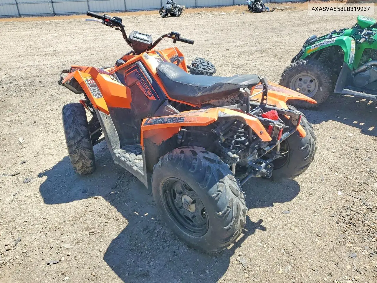 2020 Polaris Scrambler Atv VIN: 4XASVA858LB319937 Lot: 57030546