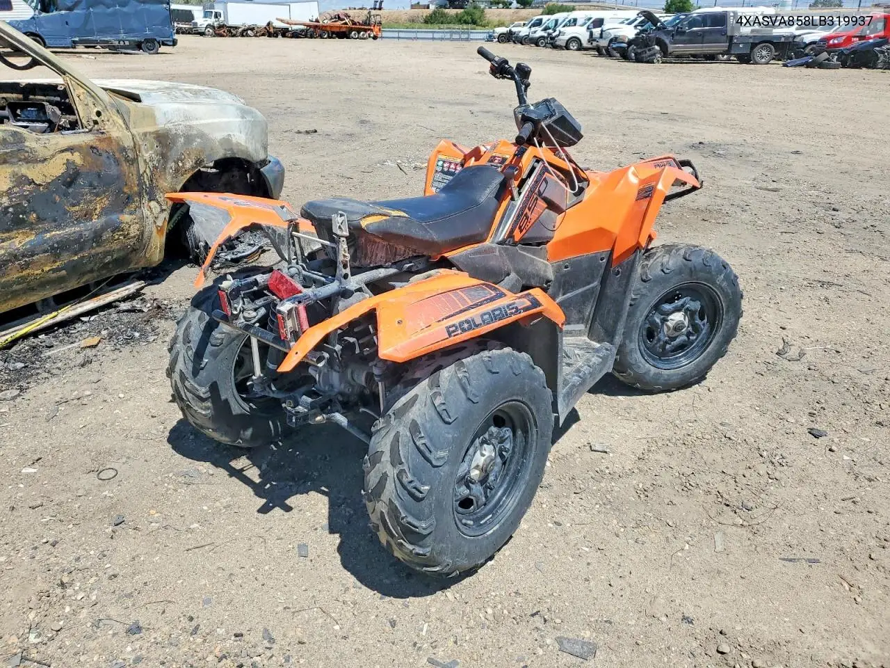 2020 Polaris Scrambler Atv VIN: 4XASVA858LB319937 Lot: 57030546