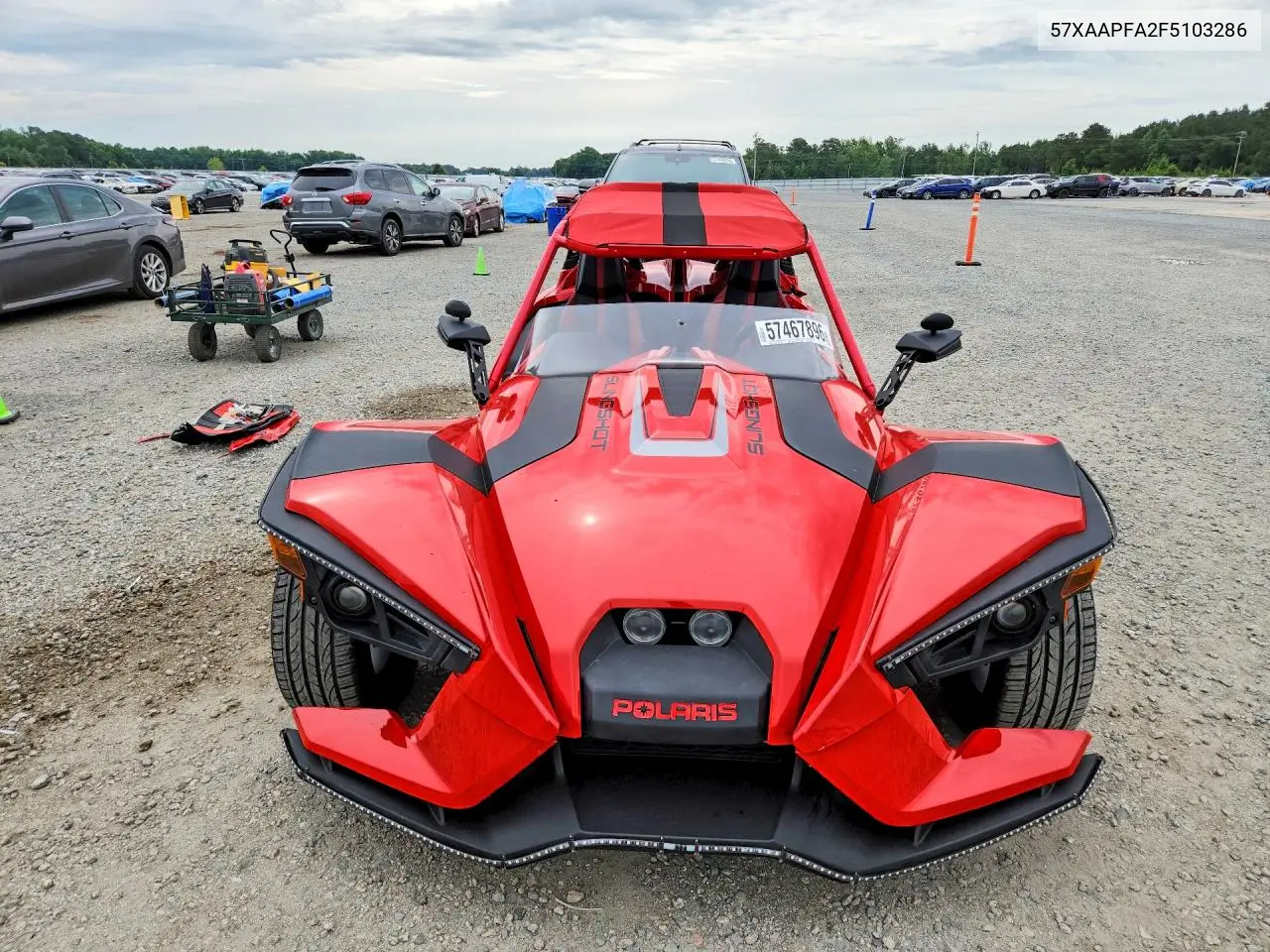 2015 Polaris Slingshot Sl VIN: 57XAAPFA2F5103286 Lot: 57467896