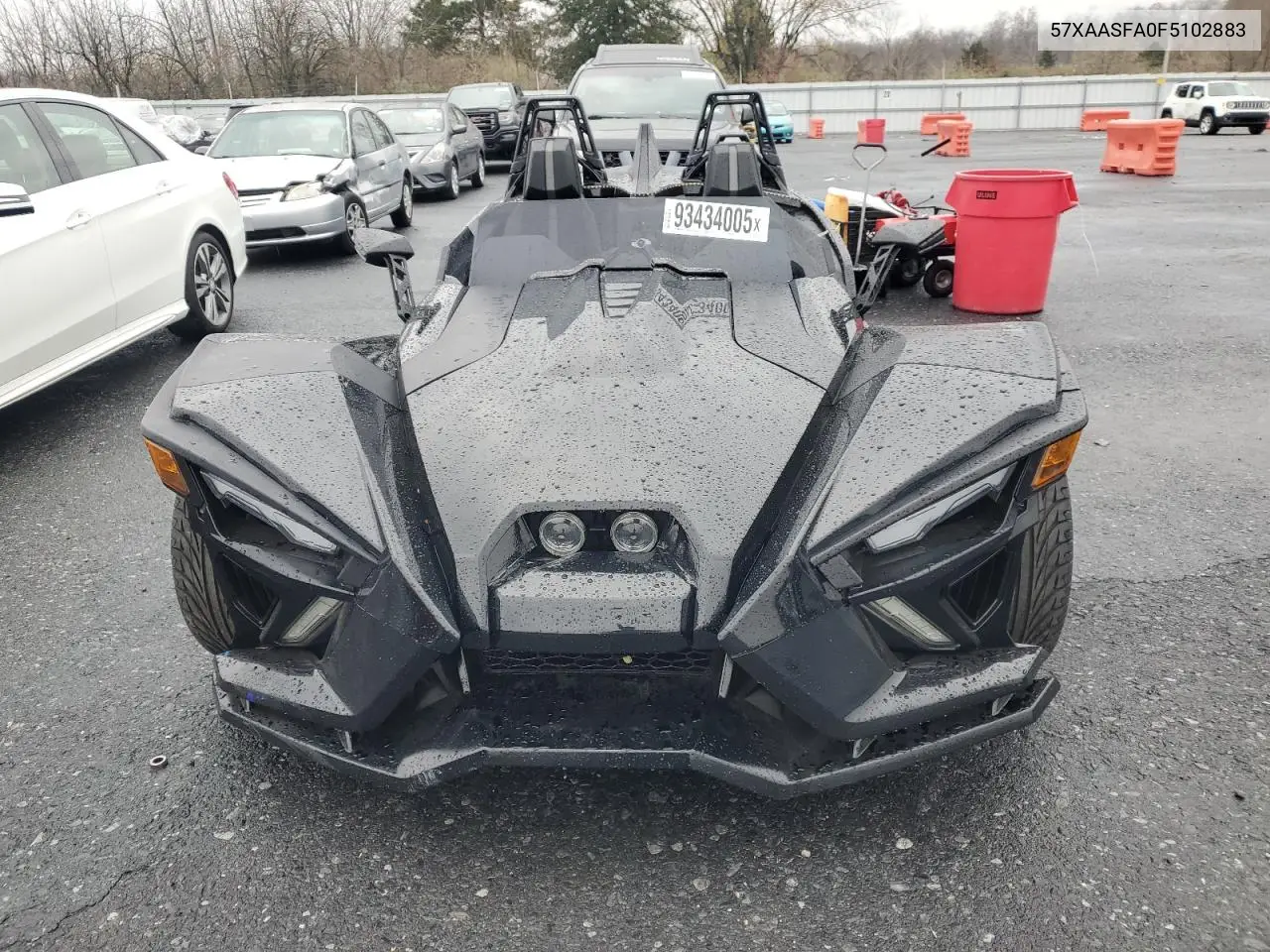 2015 Polaris Slingshot VIN: 57XAASFA0F5102883 Lot: 93434005