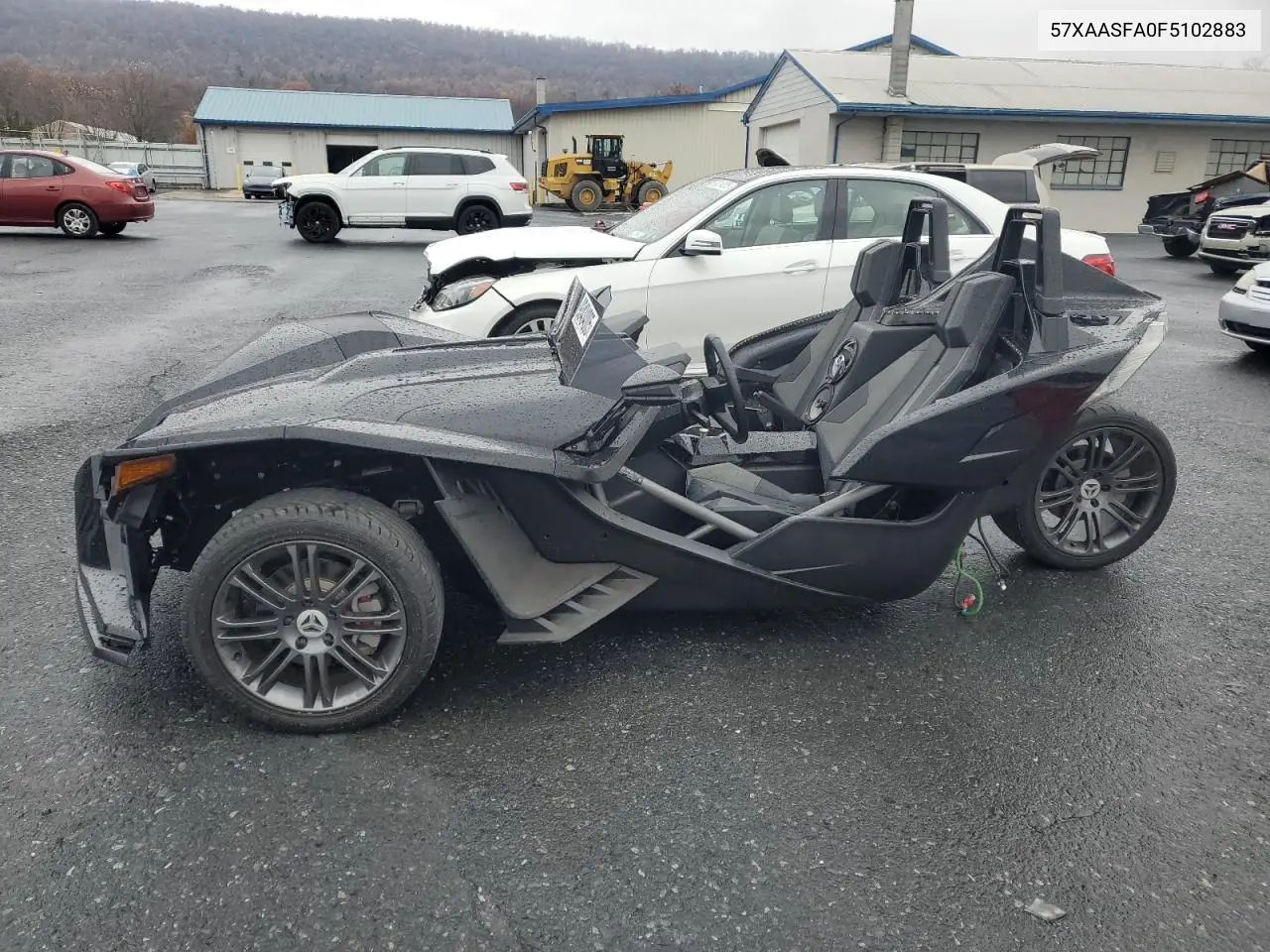 2015 Polaris Slingshot VIN: 57XAASFA0F5102883 Lot: 93434005