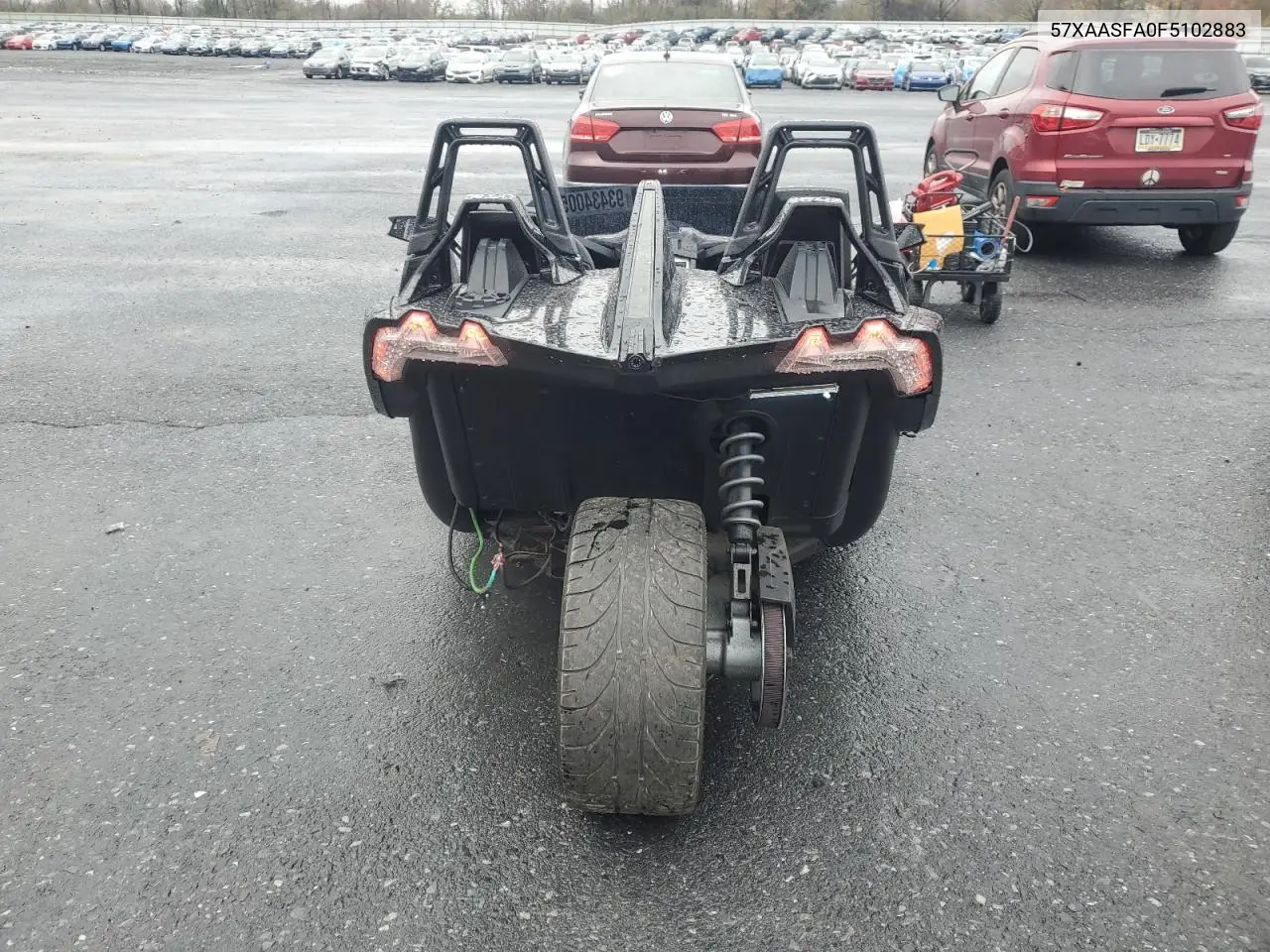 2015 Polaris Slingshot VIN: 57XAASFA0F5102883 Lot: 93434005