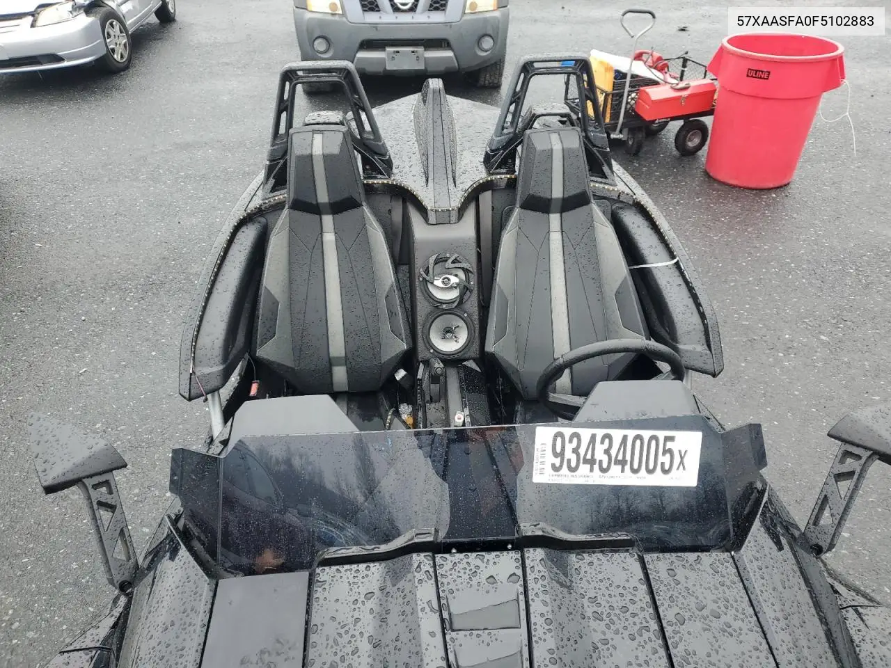 2015 Polaris Slingshot VIN: 57XAASFA0F5102883 Lot: 93434005