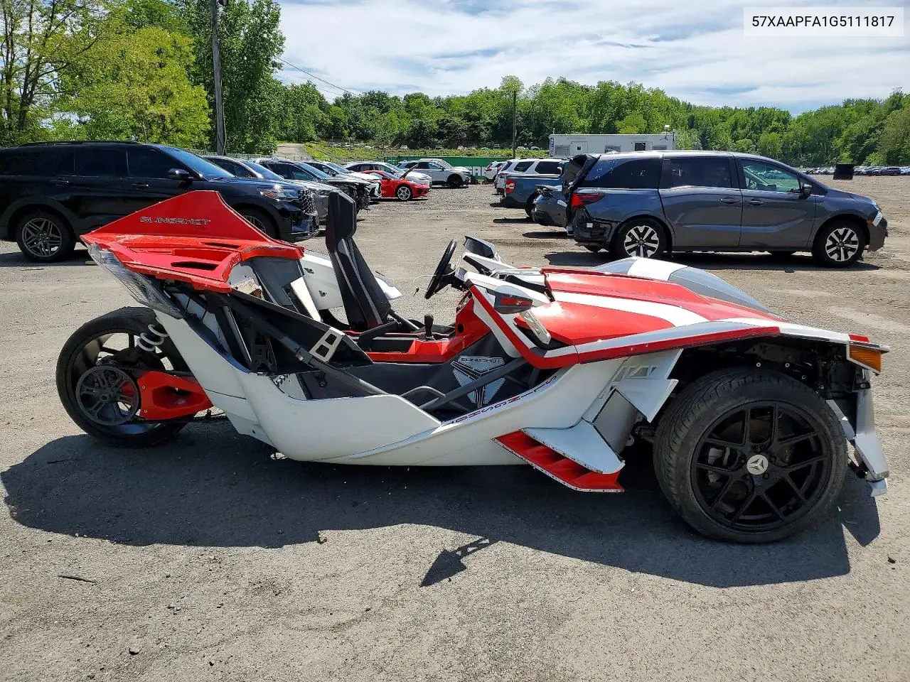 2016 Polaris Slingshot Sl VIN: 57XAAPFA1G5111817 Lot: 55030936