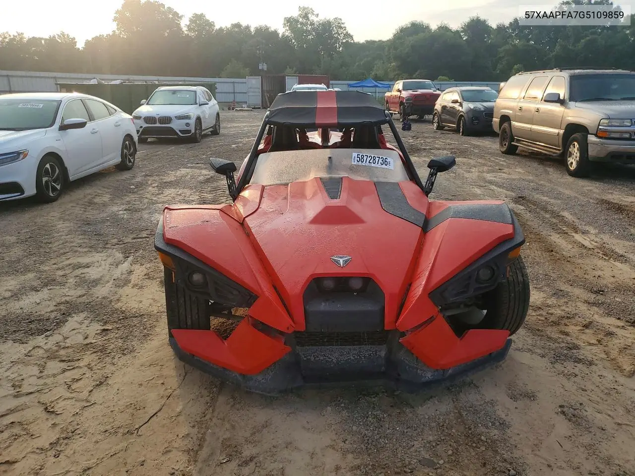 2016 Polaris Slingshot Sl VIN: 57XAAPFA7G5109859 Lot: 58728736