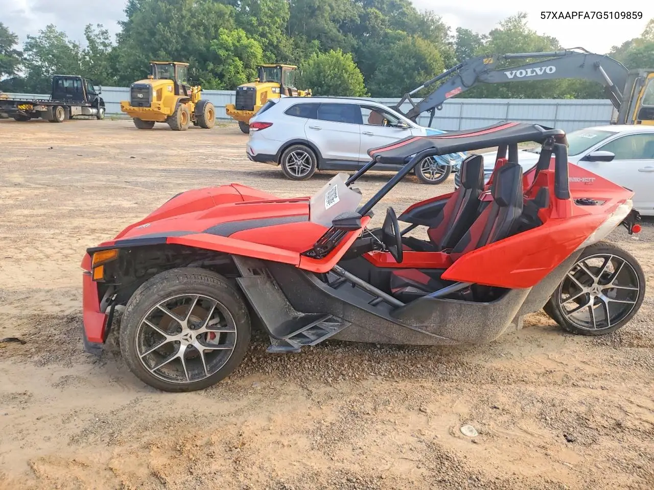 2016 Polaris Slingshot Sl VIN: 57XAAPFA7G5109859 Lot: 58728736