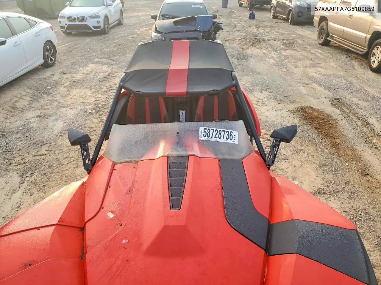 2016 Polaris Slingshot Sl VIN: 57XAAPFA7G5109859 Lot: 58728736
