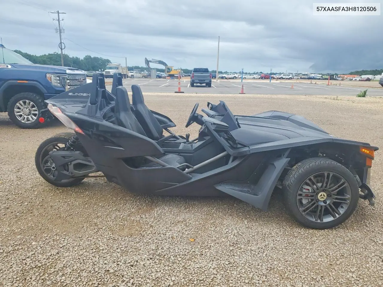 2017 Polaris Slingshot VIN: 57XAASFA3H8120506 Lot: 55384756