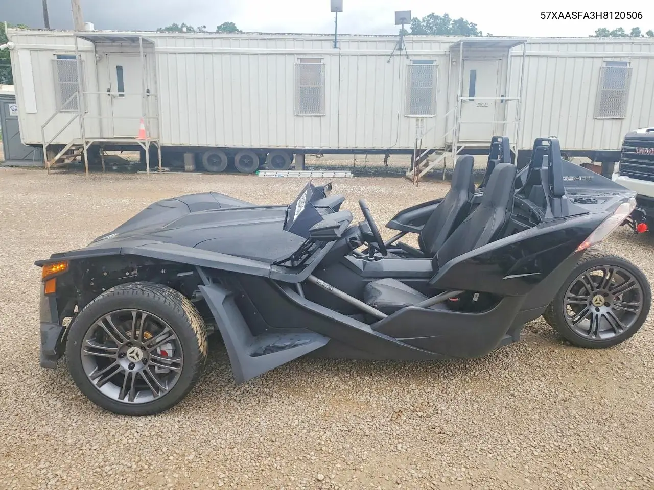 2017 Polaris Slingshot VIN: 57XAASFA3H8120506 Lot: 55384756