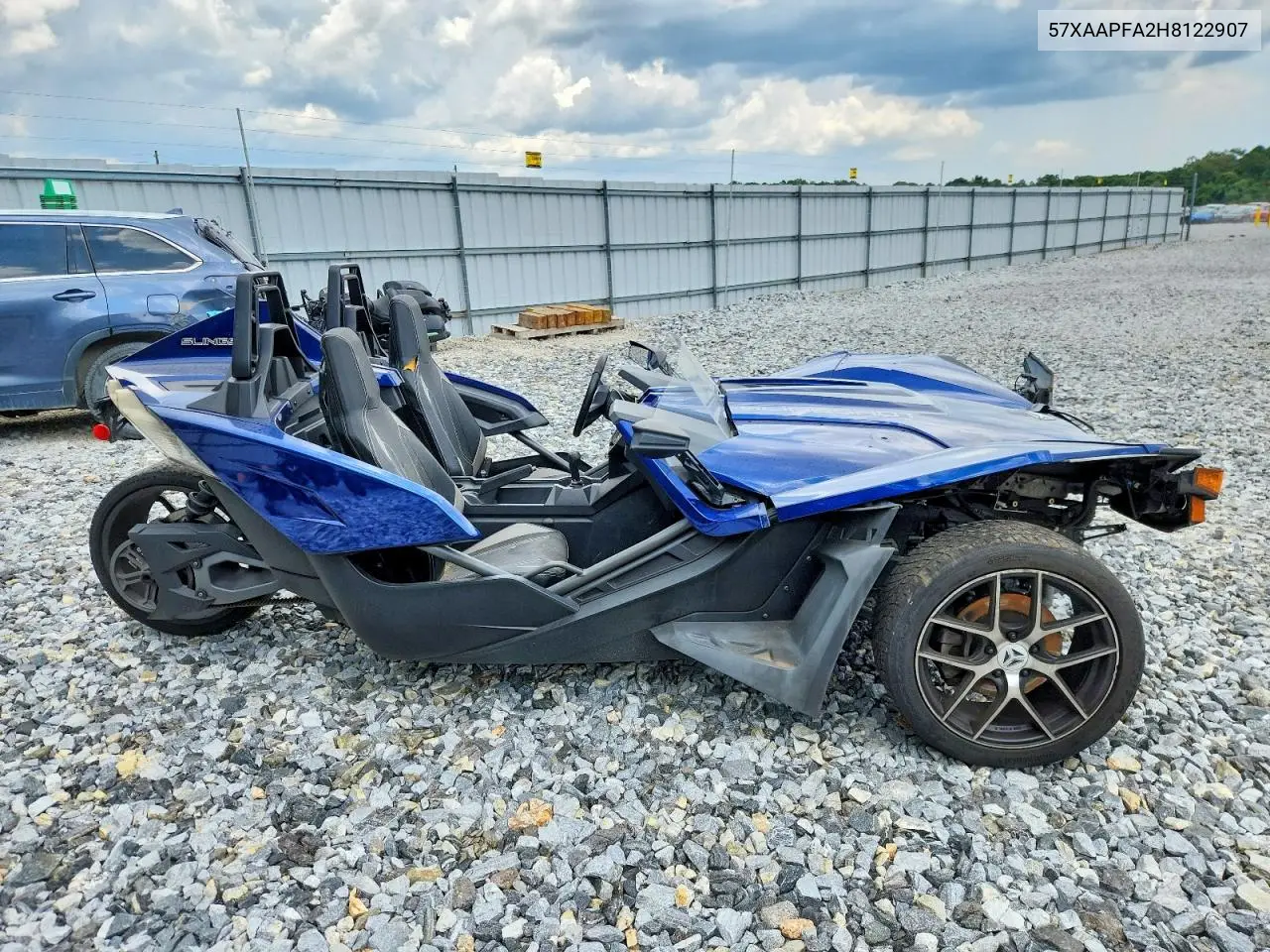 2017 Polaris Slingshot Sl VIN: 57XAAPFA2H8122907 Lot: 60648116
