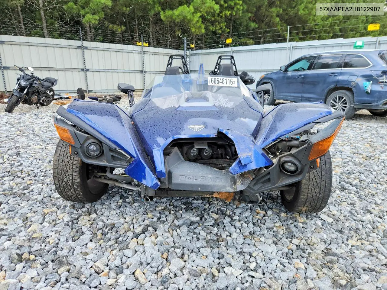 2017 Polaris Slingshot Sl VIN: 57XAAPFA2H8122907 Lot: 60648116