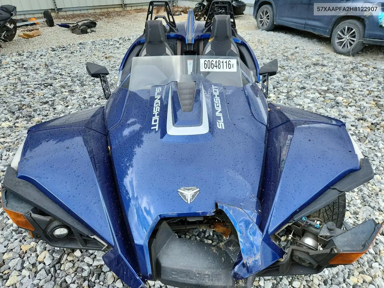 2017 Polaris Slingshot Sl VIN: 57XAAPFA2H8122907 Lot: 60648116