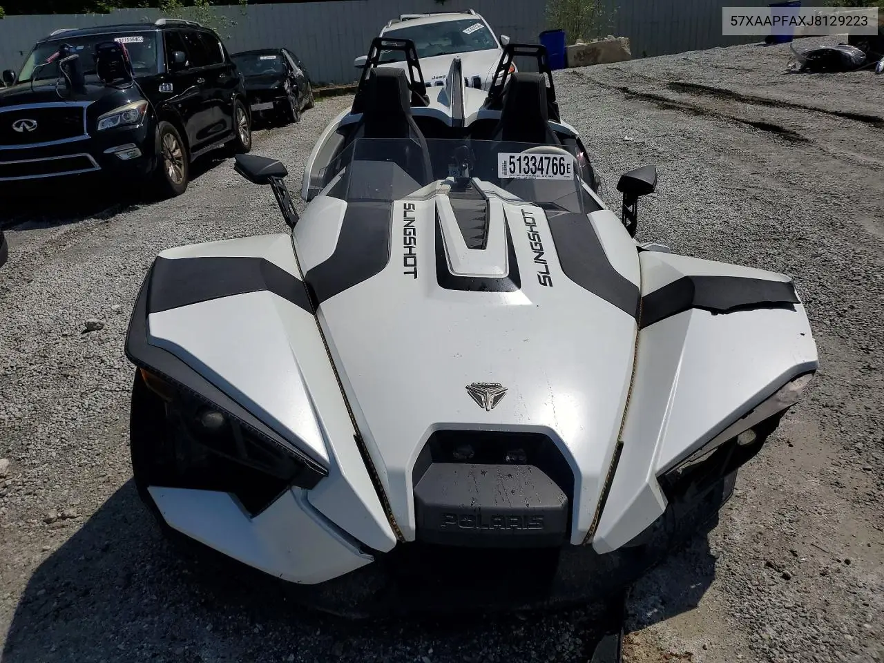 2018 Polaris Slingshot Sl VIN: 57XAAPFAXJ8129223 Lot: 51334766