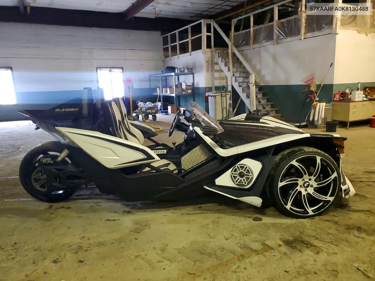 2019 Polaris Slingshot Slr VIN: 57XAARFA0K8130488 Lot: 52827656