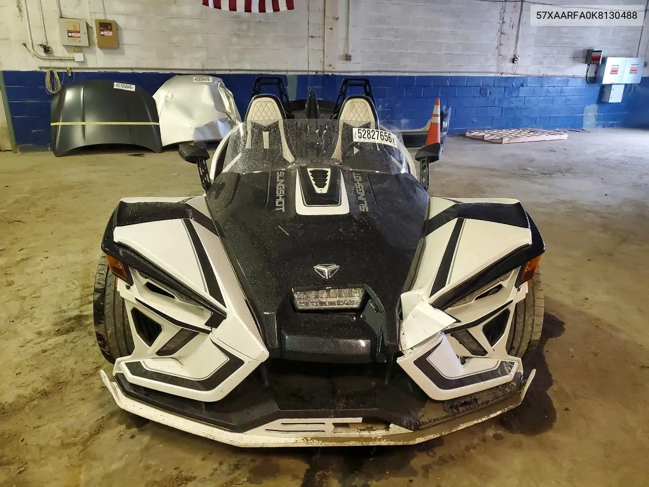 2019 Polaris Slingshot Slr VIN: 57XAARFA0K8130488 Lot: 52827656