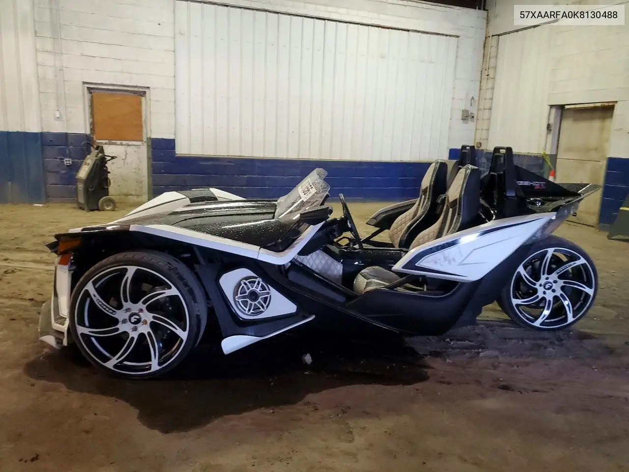 2019 Polaris Slingshot Slr VIN: 57XAARFA0K8130488 Lot: 52827656