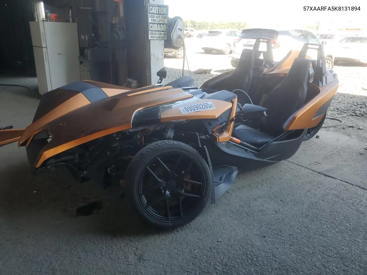 2019 Polaris Slingshot Slr VIN: 57XAARFA5K8131894 Lot: 69090265