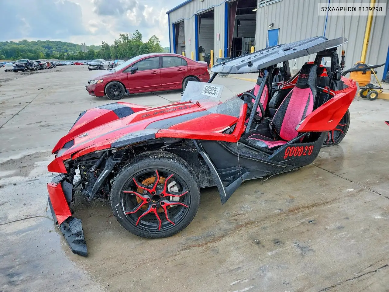 2020 Polaris Slingshot Sl VIN: 57XAAPHD0L8139298 Lot: 58928236