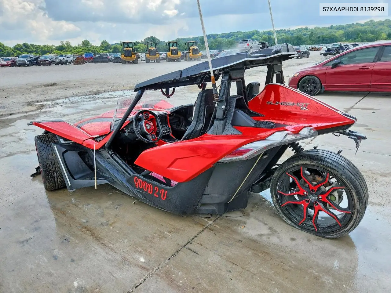2020 Polaris Slingshot Sl VIN: 57XAAPHD0L8139298 Lot: 58928236