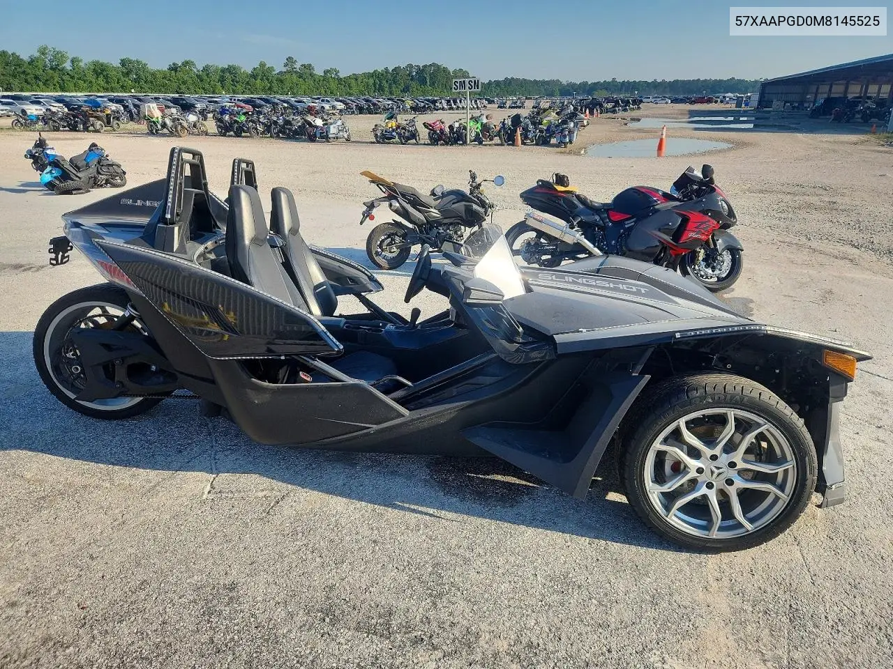 2021 Polaris Slingshot Sl VIN: 57XAAPGD0M8145525 Lot: 53581496