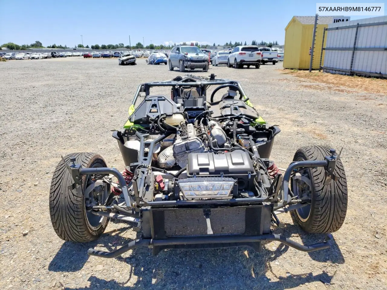 2021 Polaris Slingshot R VIN: 57XAARHB9M8146777 Lot: 59139356