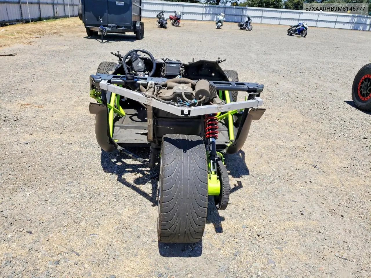 2021 Polaris Slingshot R VIN: 57XAARHB9M8146777 Lot: 59139356